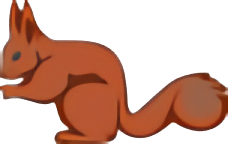 Das Eichhörnchen aus dem Logo von Presswerk – der Ölmanufaktur